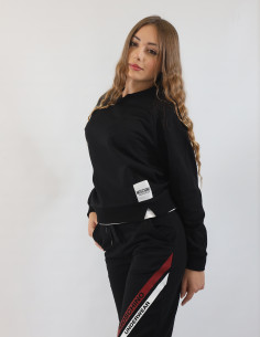 Felpa nera Moschino V6A170344131555 2