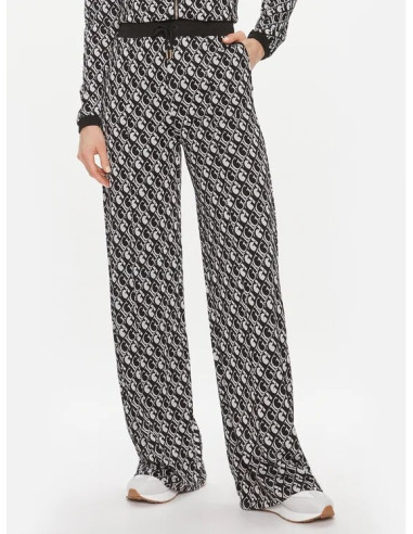 Pantalone jogger logato nero Guess V4RB11KC2X2